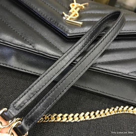 Tony Luxuries CASSANDRE CHAIN WALLET MATELASSÉ YSL 0802